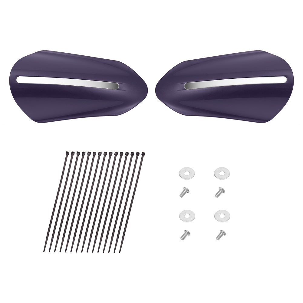 Mocardine Hand Guards with Chrome Trim – Sleek Fit for All Motorcycles