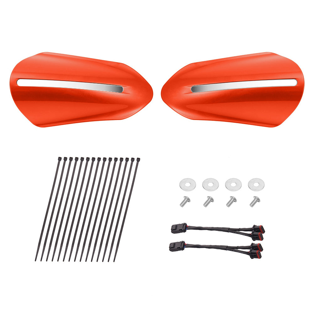 Mocardine Hand Guards with Chrome Trim (without LED light)