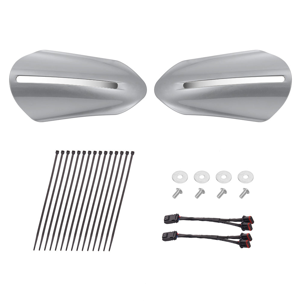 Mocardine Hand Guards with Chrome Trim (without LED light)