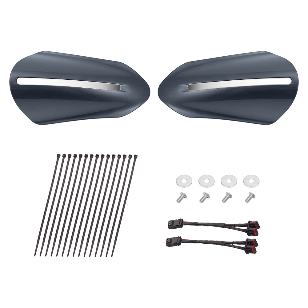 Mocardine Hand Guards with Chrome Trim (without LED light)