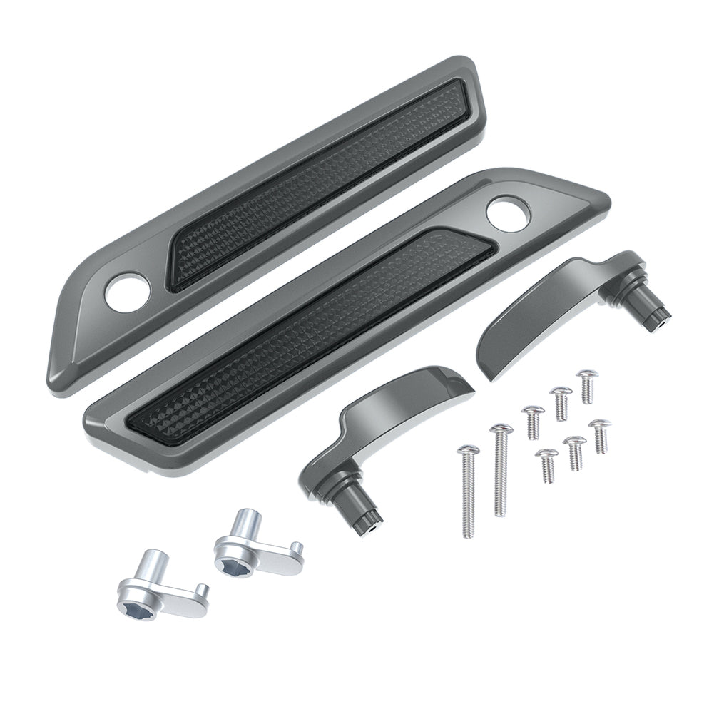 COLOR MATCHED SADDLEBAG LID LEVER & LATCH COVER SET KIT FOR 2014+ HARLEY TOURING