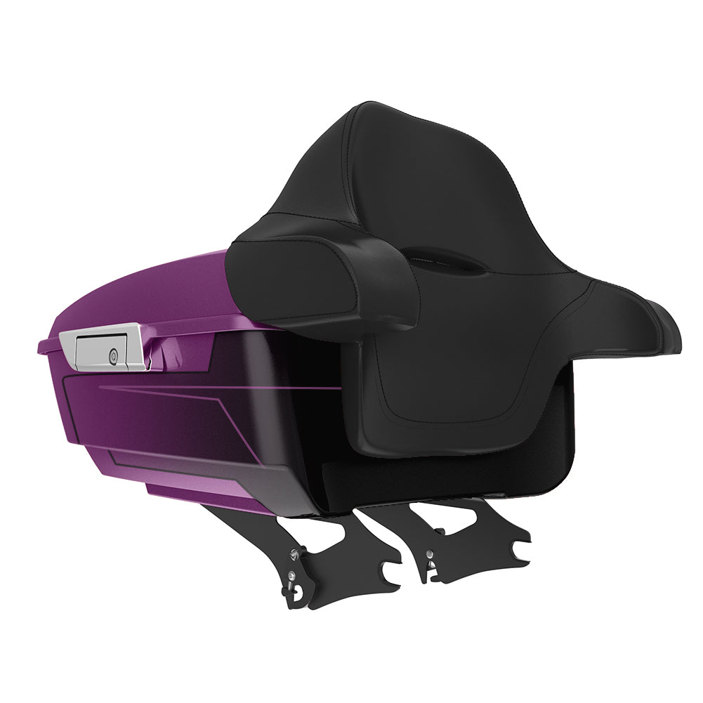 Color Matched Detachable King Tour Trunk Pack Kits for 2014-2026 Touring Models
