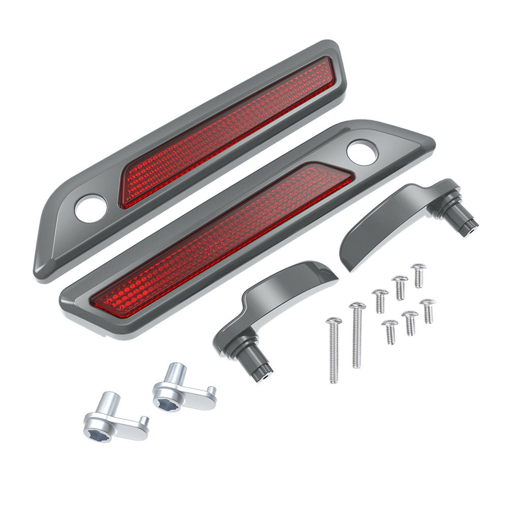 COLOR MATCHED SADDLEBAG LID LEVER & LATCH COVER SET KIT FOR 2014+ TOURING