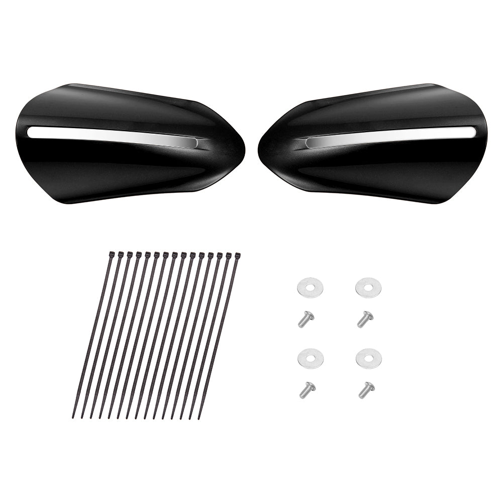 Mocardine Hand Guards with Chrome Trim – Sleek Fit for All Motorcycles