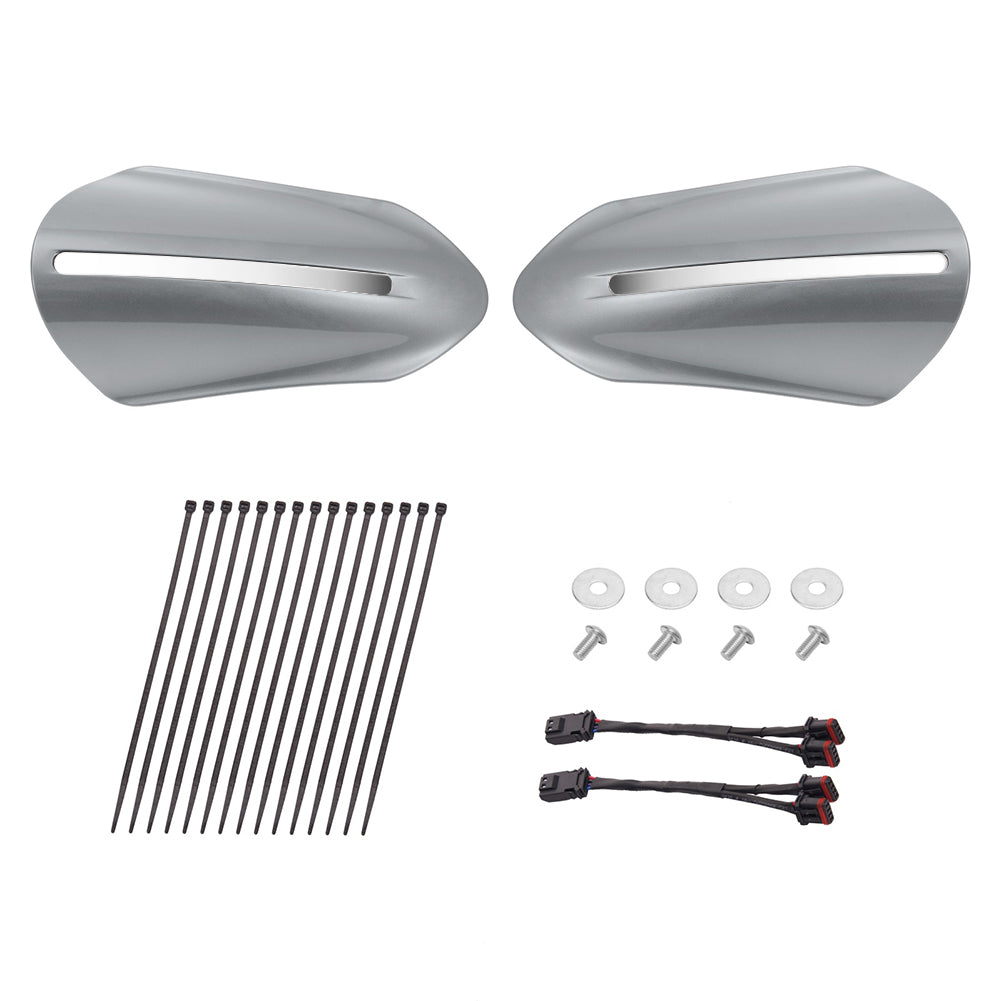 Mocardine Hand Guards with Chrome Trim (without LED light)