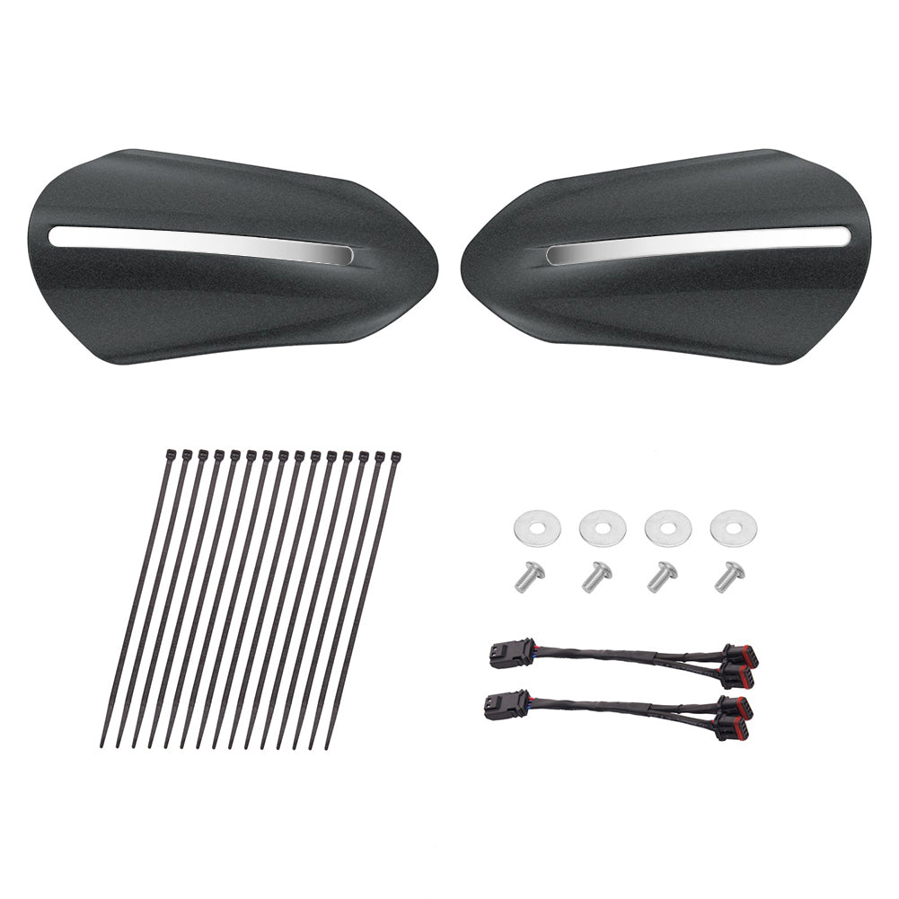Mocardine Hand Guards with Chrome Trim (without LED light)