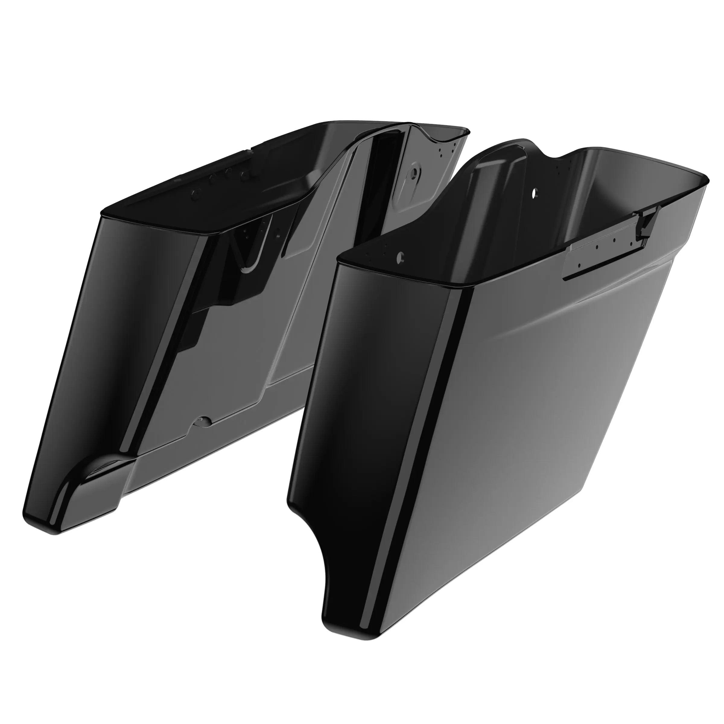 5 Stretched Saddlebags W/ Black Latches Fit For Harley Road Street Glide 93-13 | Australia 5 Stretched Saddlebags W/ Black Latches Fit For Harley Road Street Glide 93-13 | Australia