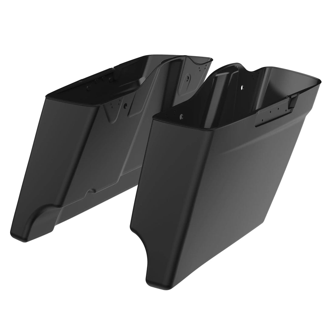 Unpainted 5 Extended Stretched Saddlebags For Harley Road Unpainted 5 Extended Stretched Saddlebags For Harley Road