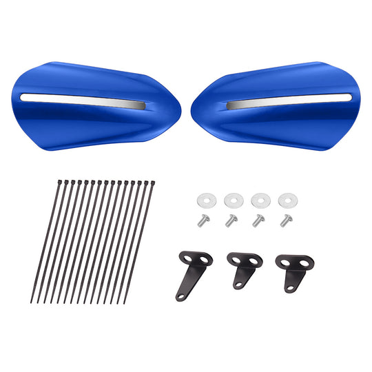 Mocardine Hand Guards with Chrome Trim (without LED light)– Universal Motorcycle Handguards for Wind & Debris Protection