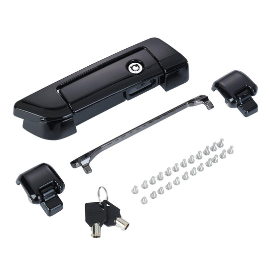 Harley Tour Pack Latches and Hinges: Color-Matched Kit for Mocardine, Razor, Chopped, and King Tour Paks