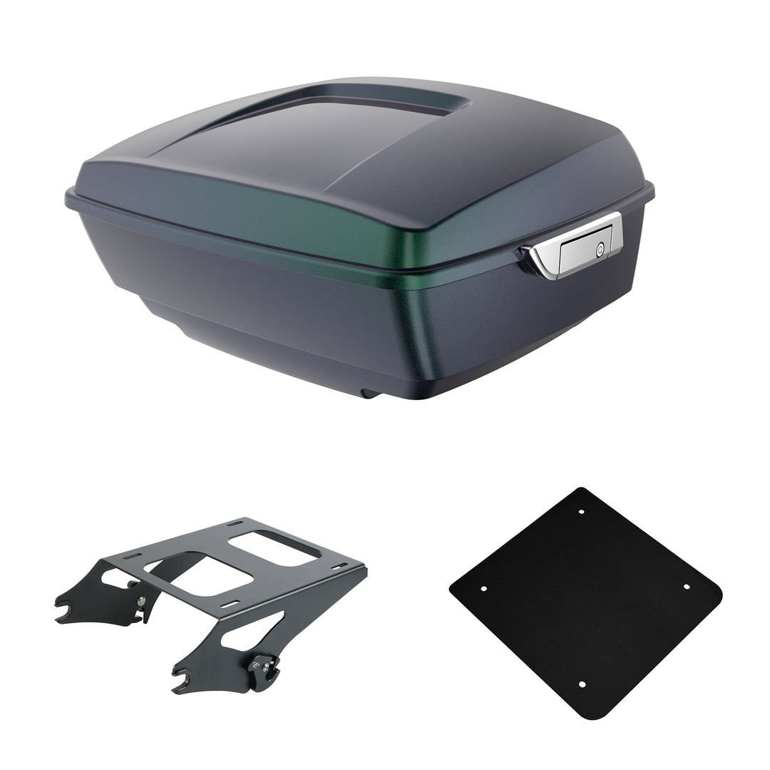 King Tour Trunk Pack, Tour Trunk Pack Latch, Metal Plate for Touring 2014-2023 Snake Venom