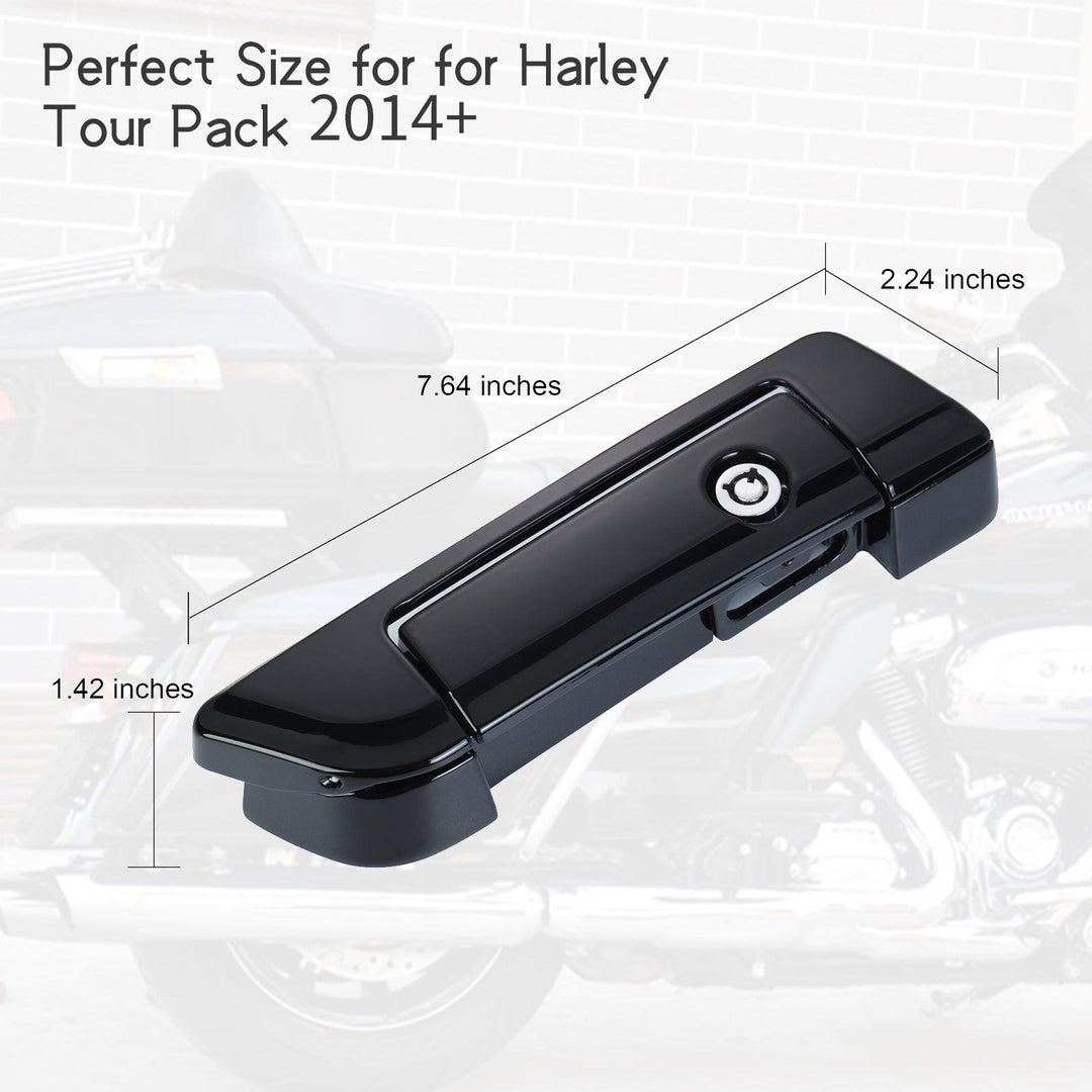 Harley Tour Pack Latches and Hinges: Color-Matched Kit for Mocardine, Razor, Chopped, and King Tour Paks