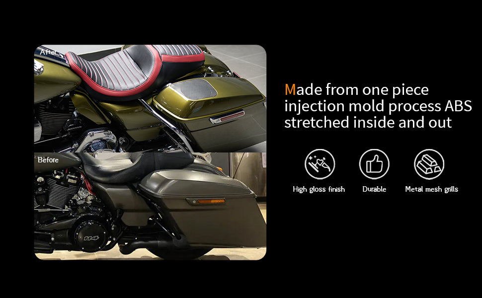 harley davidson speaker lids