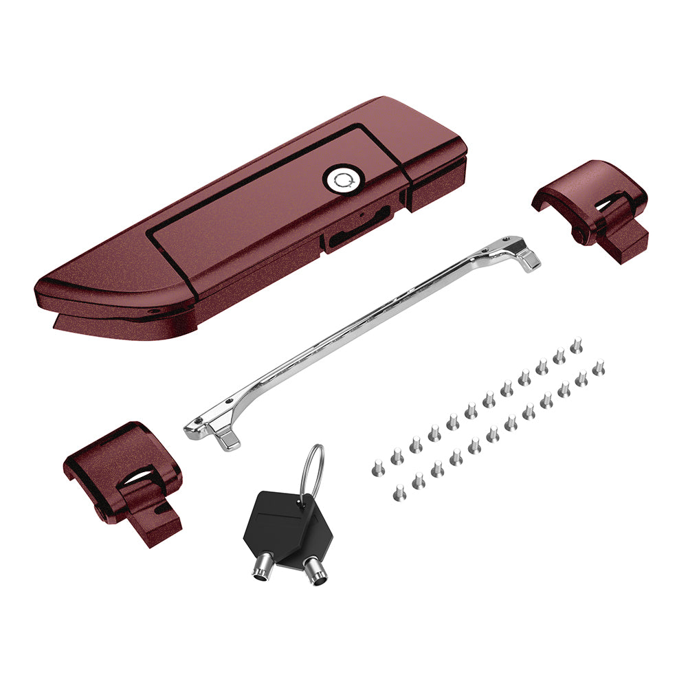 Tour Trunk Pack Latches and Hinges: Color-Matched Kit for Mocardine, Razor, Chopped, and King Tour Trunk Packs