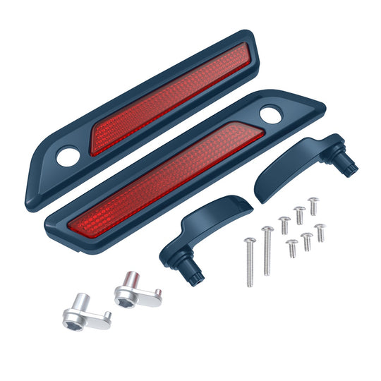 COLOR MATCHED SADDLEBAG LID LEVER & LATCH COVER SET KIT FOR 2014+ HARLEY TOURING
