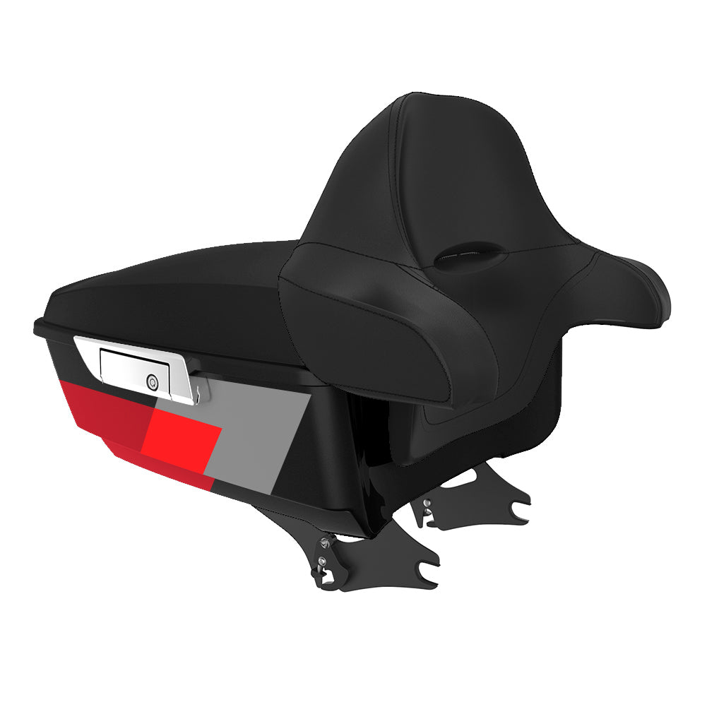 Color Matched Detachable King Tour Trunk Pack Kits for 2014-2026 Touring Models