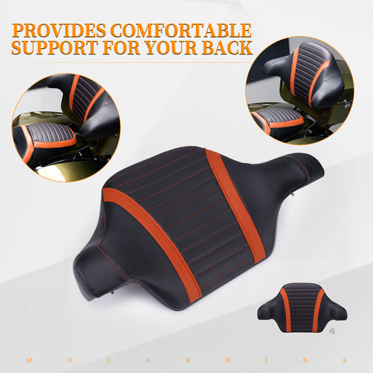 Wrap Around Backrest for King/Chopped Tour Trunk Pack For 2014-Later Touring