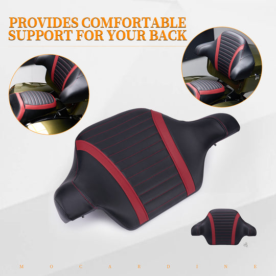 Wrap Around Backrest for King/Chopped Tour Trunk Pack For 2014-Later Touring