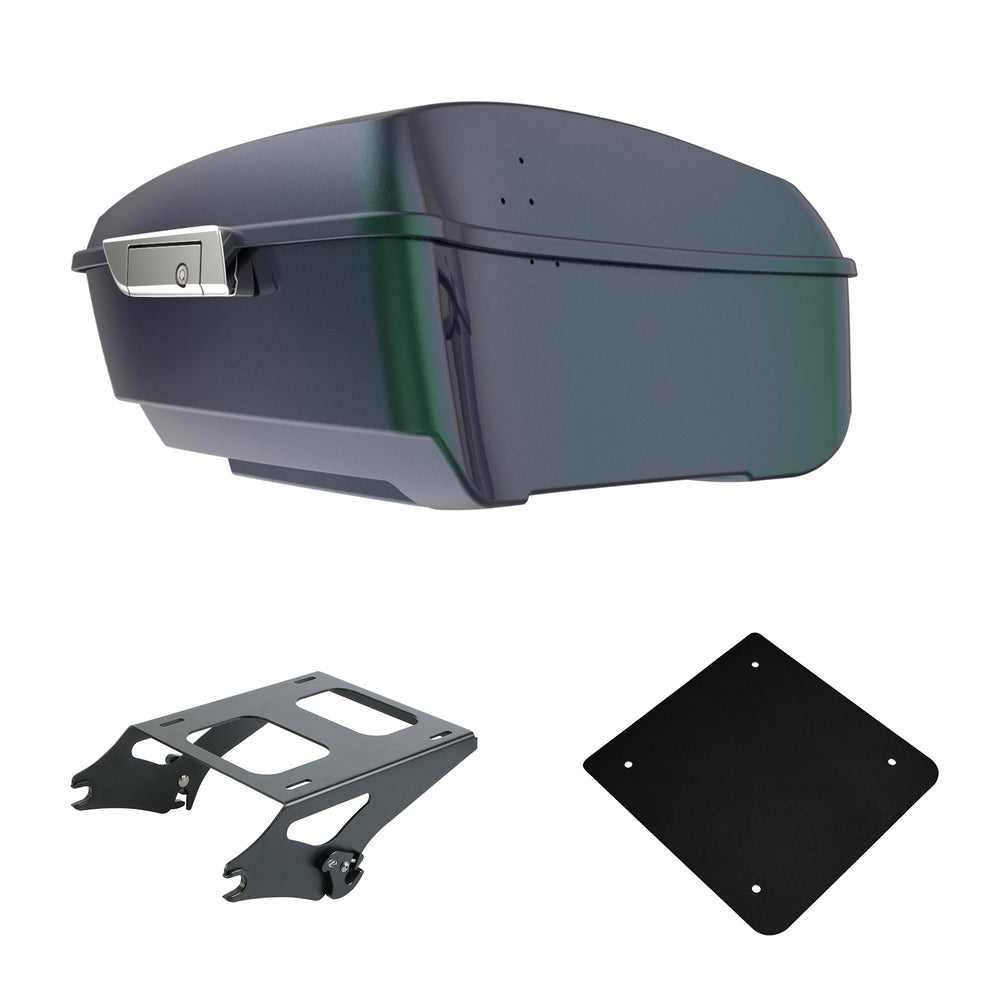 King Tour Trunk Pack, Tour Trunk Pack Latch, Metal Plate for Touring 2014-2023 Snake Venom