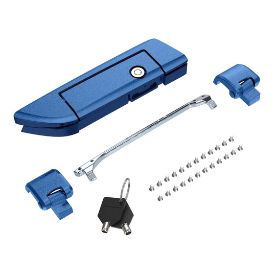 Tour Trunk Pack Latches and Hinges: Color-Matched Kit for Mocardine, Razor, Chopped, and King Tour Trunk Packs