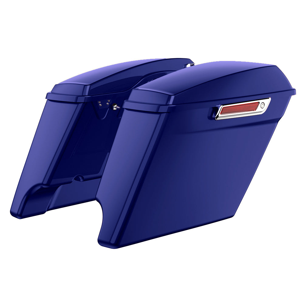 3.93'' STRETCHED SADDLEBAG BOTTOMS WITH LIDS FOR HARLEY DAVIDSON 2014+ TOURING