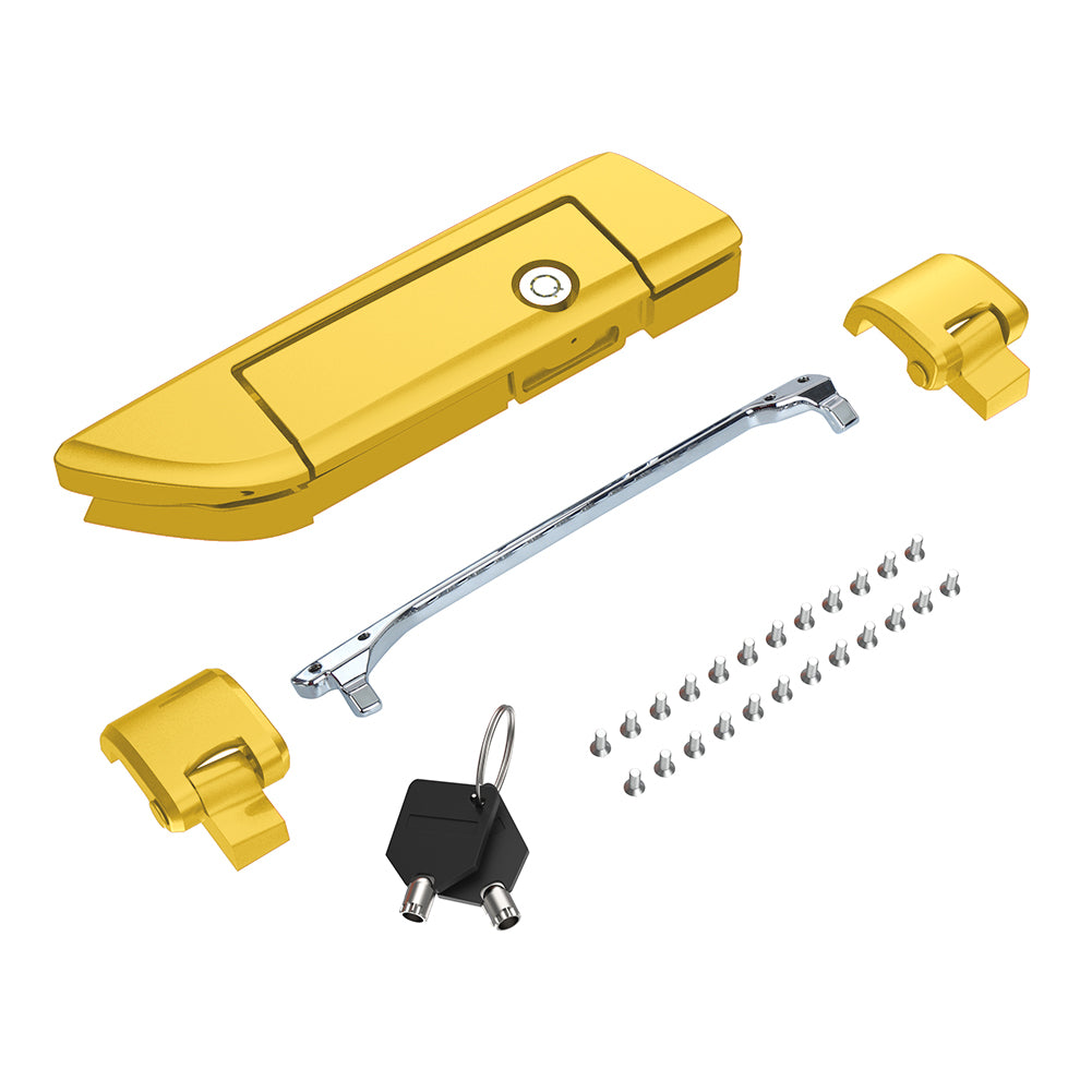 Tour Trunk Pack Latches and Hinges: Color-Matched Kit for Mocardine, Razor, Chopped, and King Tour Trunk Packs