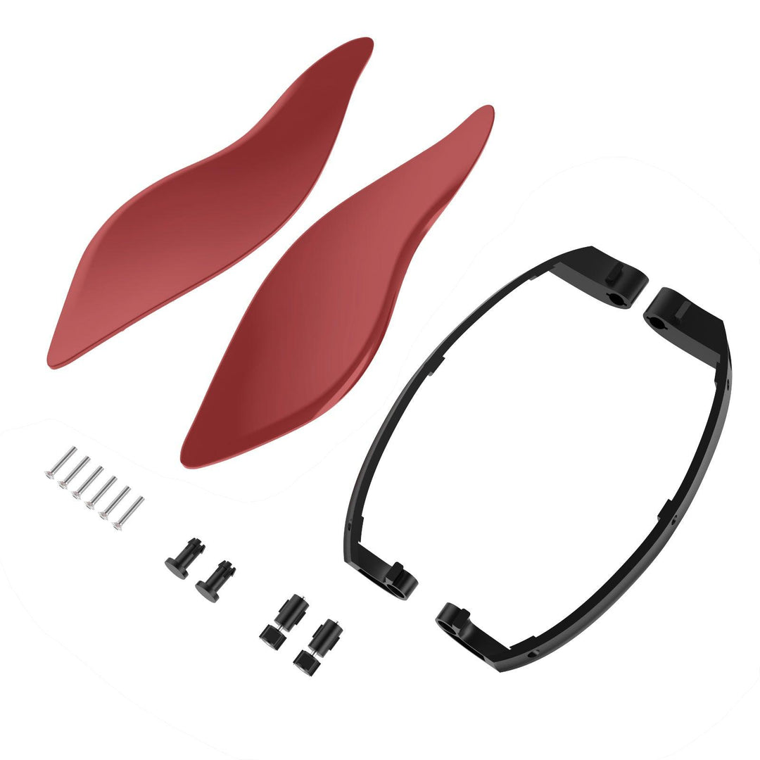 ADJUSTABLE FAIRING AIR DEFLECTORS FOR 2014+ HARLEY BATWING