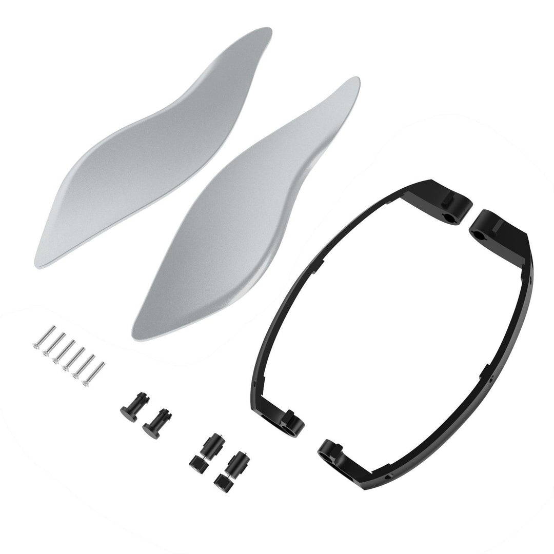 ADJUSTABLE FAIRING AIR DEFLECTORS FOR 2014+ HARLEY BATWING