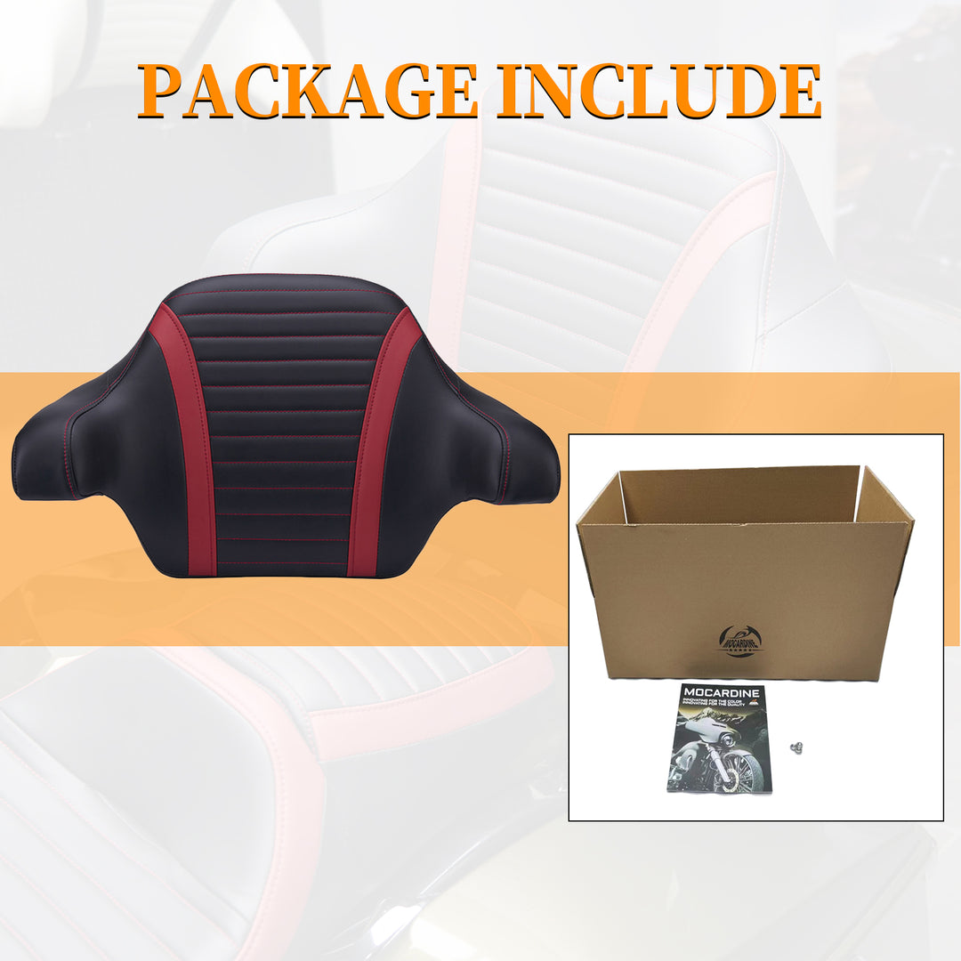 Wrap Around Backrest for King/Chopped Tour Trunk Pack For 2014-Later Touring