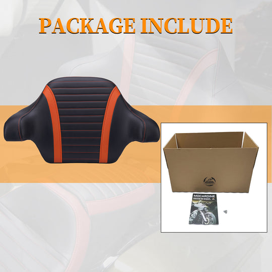 Wrap Around Backrest for King/Chopped Tour Trunk Pack For 2014-Later Touring