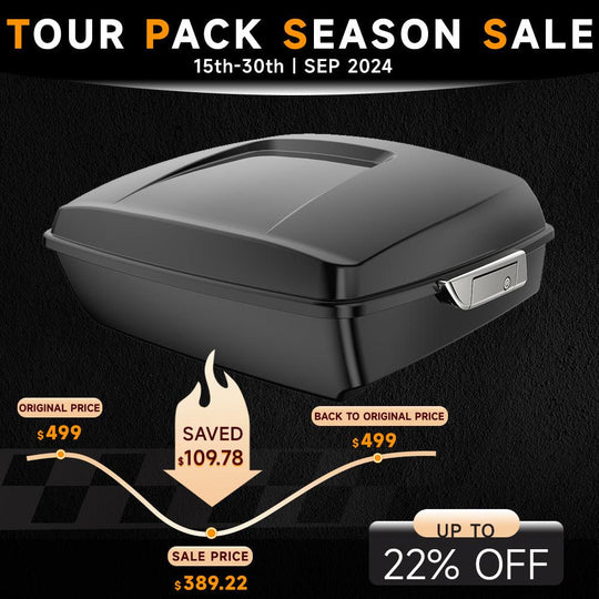 Detachable Chopped Tour Pack For Harley Davidson 2014+ Touring