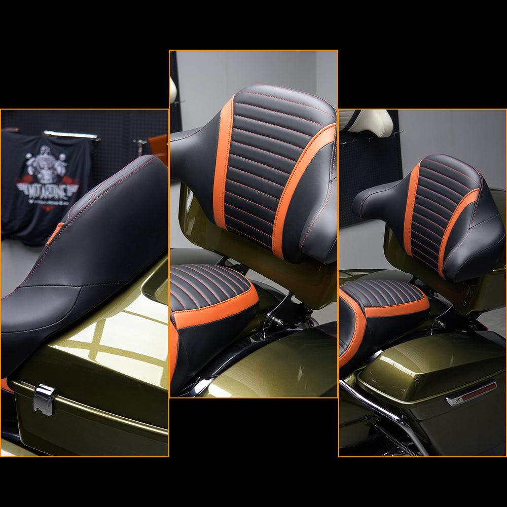 Wrap Around Backrest for King/Chopped Tour Trunk Pack For 2014-Later Touring