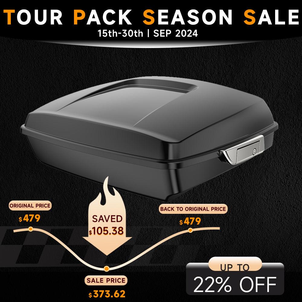 Detachable Razor Tour Pack Trunk Luggage For Harley  | Mocardine