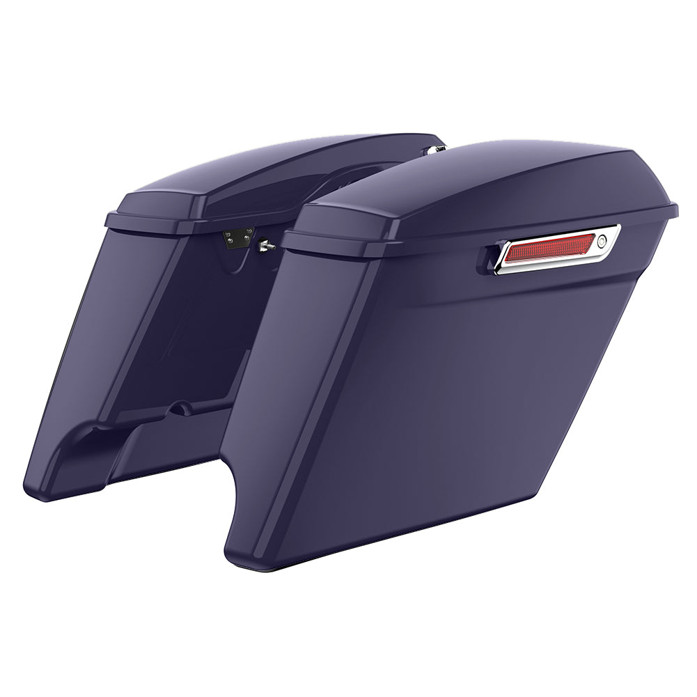 3.93'' STRETCHED SADDLEBAG BOTTOMS WITH LIDS FOR HARLEY DAVIDSON 2014+ TOURING