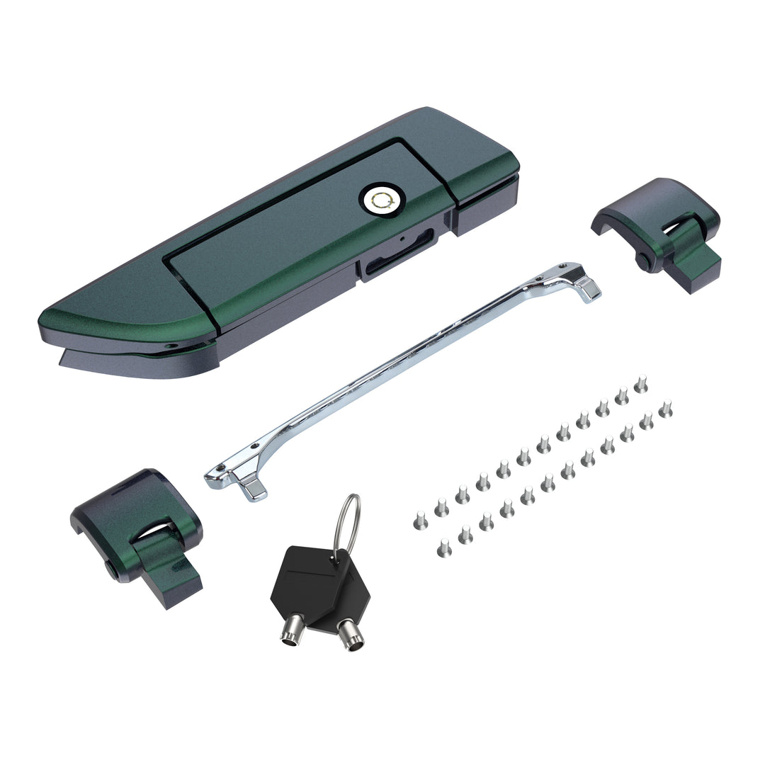 Tour Trunk Pack Latches and Hinges: Color-Matched Kit for Mocardine, Razor, Chopped, and King Tour Trunk Packs