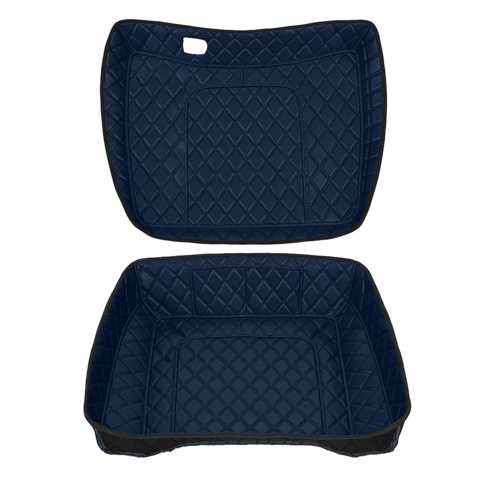 Harley Davidson Tour Pack Organizer – Custom Fit, Durable PU Leather Liner with 4 Pockets