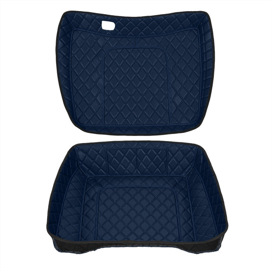 Harley Davidson Tour Pack Organizer – Custom Fit, Durable PU Leather Liner with 4 Pockets