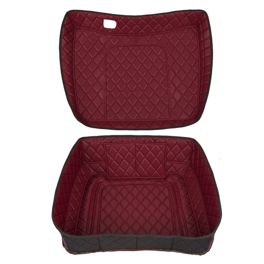 Tour Trunk Pack Organizer, Durable PU Leather Liner with Pockets