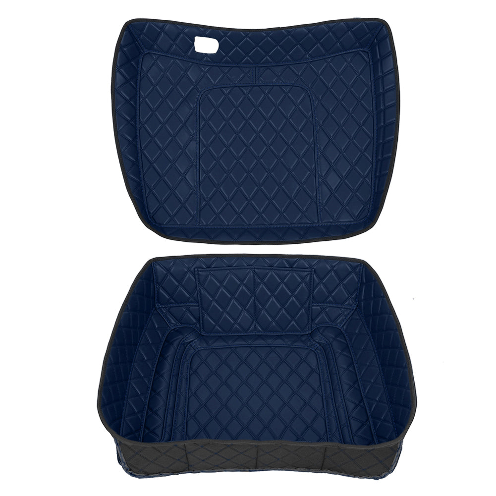 Harley Davidson Tour Pack Organizer – Custom Fit, Durable PU Leather Liner with 4 Pockets