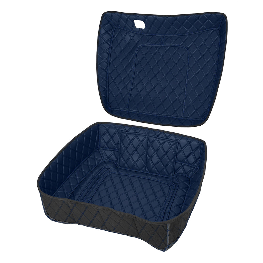 Tour Trunk Pack Organizer, Durable PU Leather Liner with Pockets