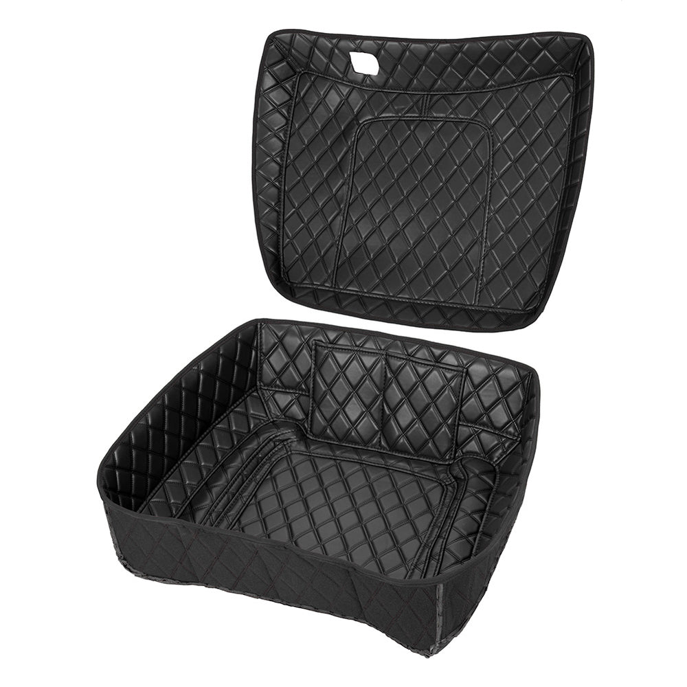 Tour Trunk Pack Organizer, Durable PU Leather Liner with Pockets