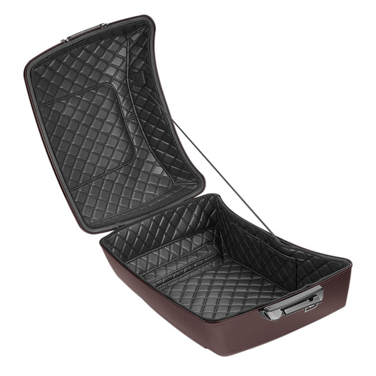 Harley Davidson Tour Pack Organizer – Custom Fit, Durable PU Leather Liner with 4 Pockets