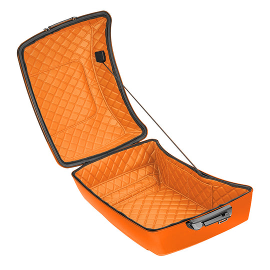 Harley Davidson Tour Pack Organizer – Custom Fit, Durable PU Leather Liner with 4 Pockets