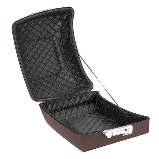 Harley Davidson Tour Pack Organizer – Custom Fit, Durable PU Leather Liner with 4 Pockets