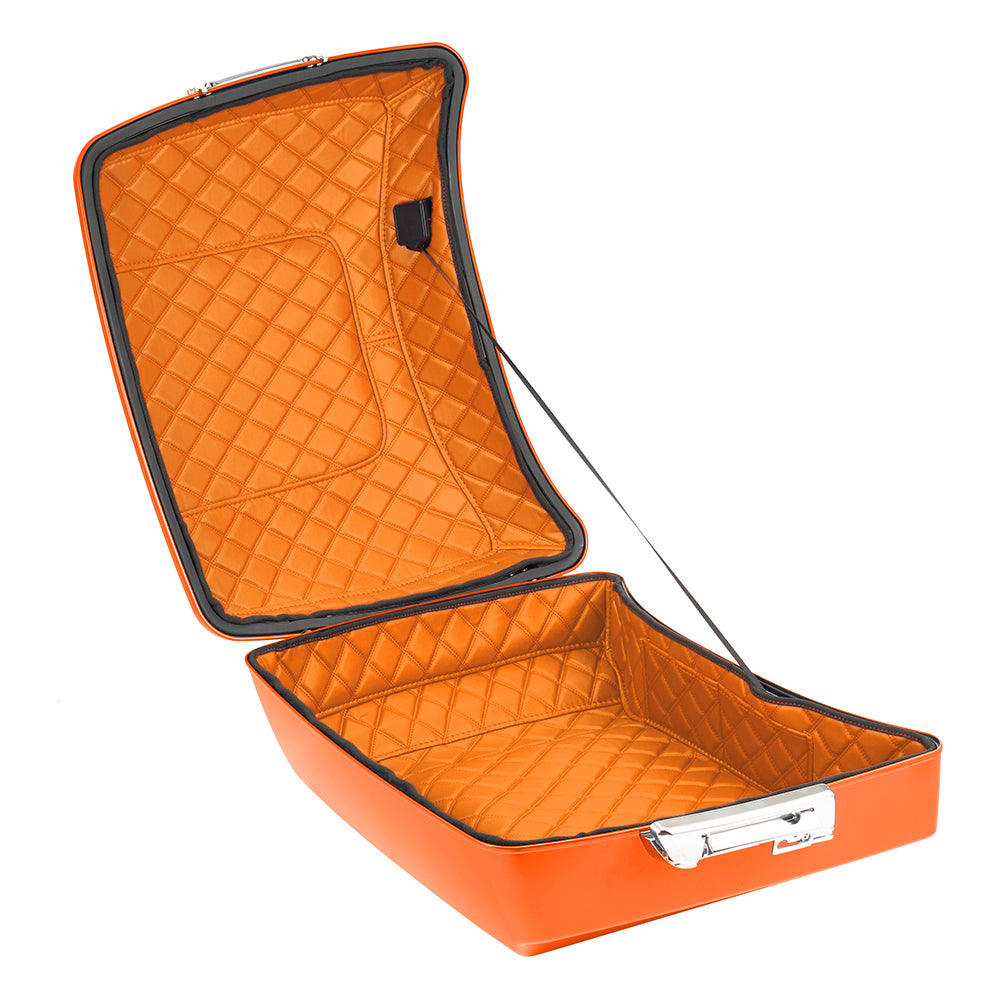 Harley Davidson Tour Pack Organizer – Custom Fit, Durable PU Leather Liner with 4 Pockets