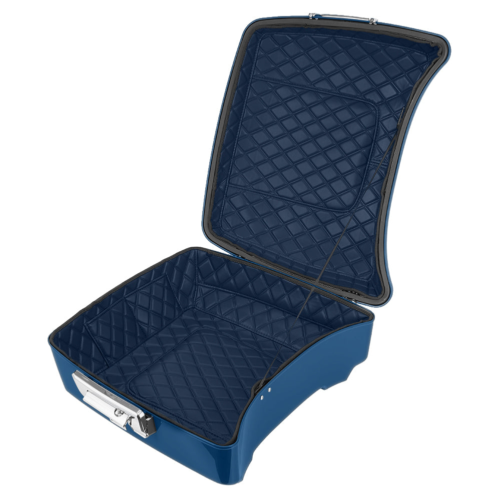 Harley Davidson Tour Pack Organizer – Custom Fit, Durable PU Leather Liner with 4 Pockets