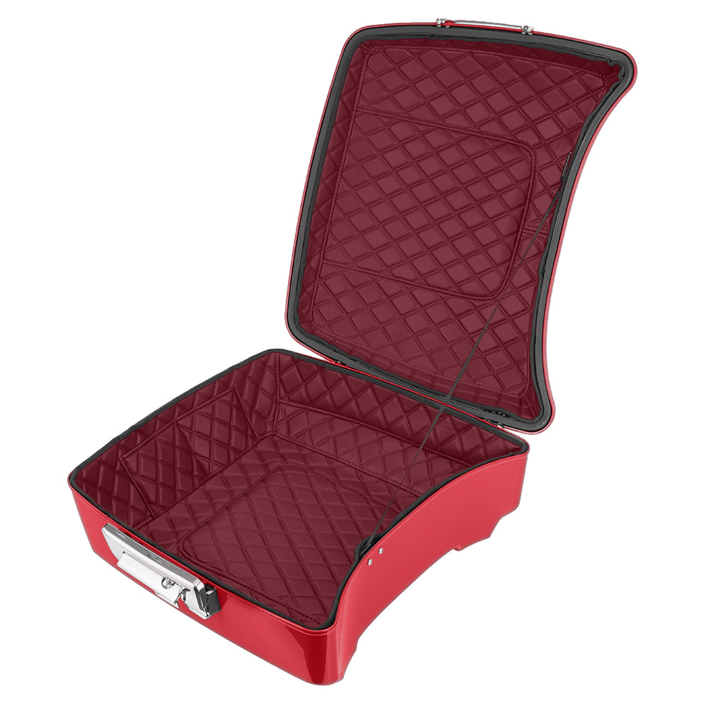 Harley Davidson Tour Pack Organizer – Custom Fit, Durable PU Leather Liner with 4 Pockets
