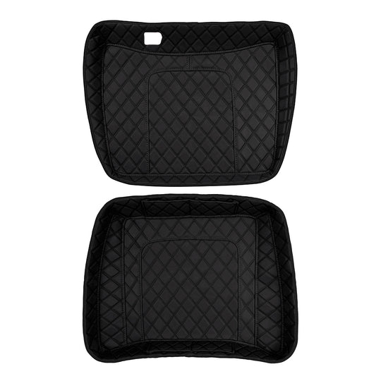Harley Davidson Tour Pack Organizer – Custom Fit, Durable PU Leather Liner with 4 Pockets
