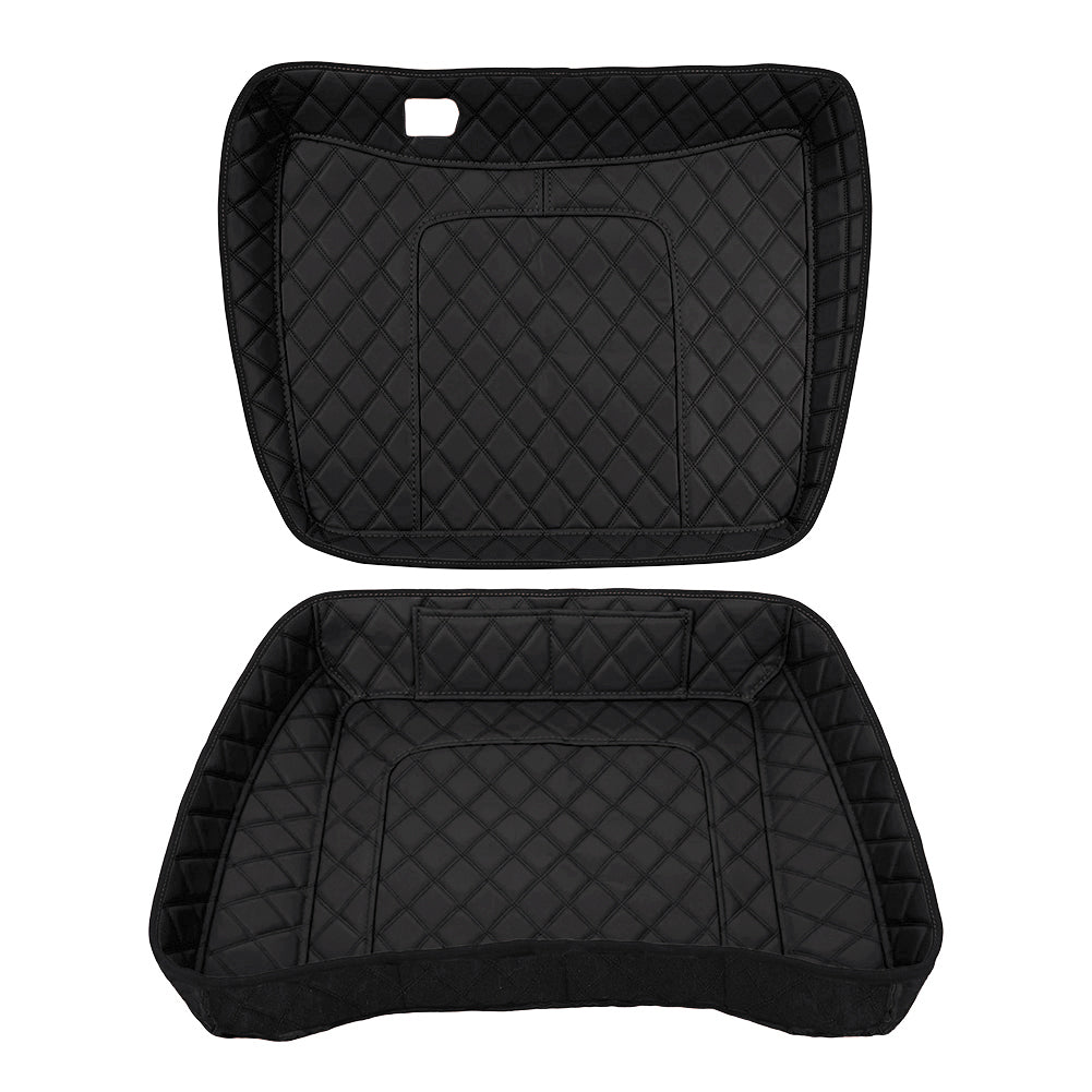 Harley Davidson Tour Pack Organizer – Custom Fit, Durable PU Leather Liner with 4 Pockets