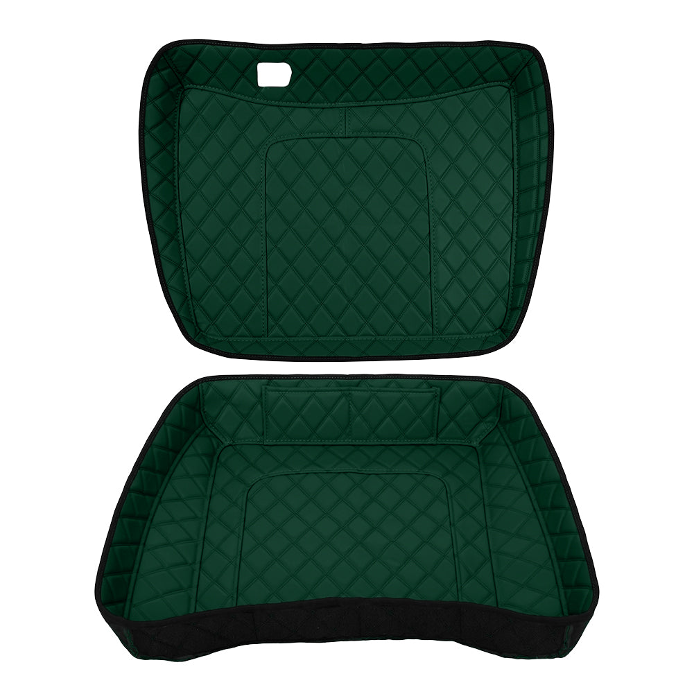 Harley Davidson Tour Pack Organizer – Custom Fit, Durable PU Leather Liner with 4 Pockets